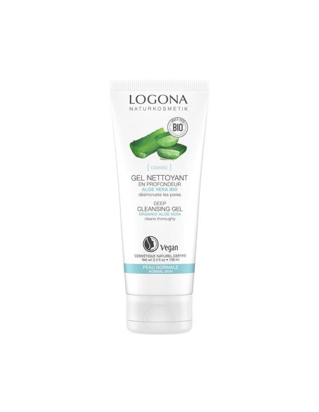 Gel Limpieza Profunda Aloe Vera 100 Mililitros Logona