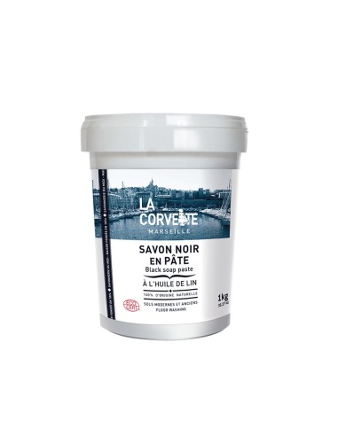 Pasta Jabon Negro Aceite De Lino 1Kg de La Corvette
