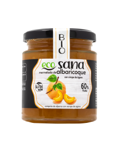 Doce Extra de Damasco Sem Açúcar Com Calda de Agave Biológico 260G Ecosana
