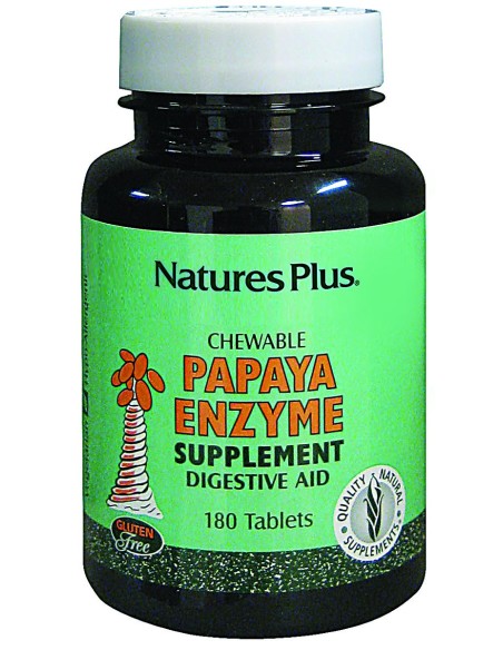 Papaya Enzyme 180 Comp. Mastic. de Natures Plus