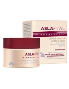 Crema Antiarrugas-Anticontaminacion Fps10 50 Mililitros Asla Vital (Dra. Ana Aslan)