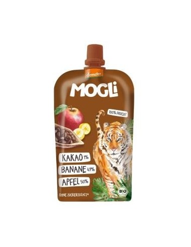 Smoothie Manzana Platano Cacao 6Udsx120 Gramos Demeter Mogli