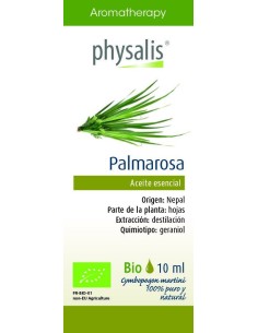 Aceite esencial de palmarosa bio 10ml Physalis
