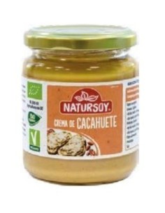 Crema De Cacahuete Sin Sal 250 Gramos Bio Natursoy