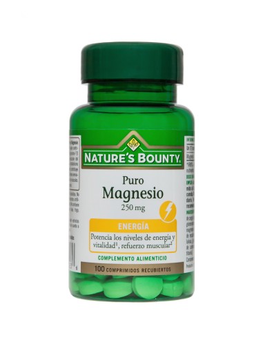Magnesio 250Mg. 100Comp. de Nature S Bounty