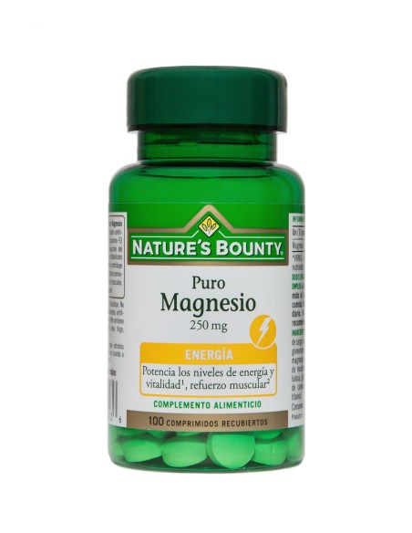 Magnesio 250Mg. 100 comprimidos de Nature´S Bounty