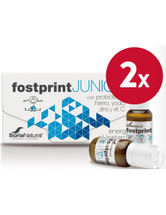 Pacote de 2 unidades Fost Print Junior Morango 20 Frascos Novo F
