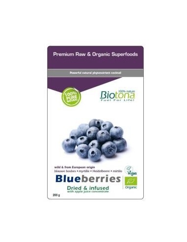 Blueberries Raw 200Gr. Bio Vegan de Biotona