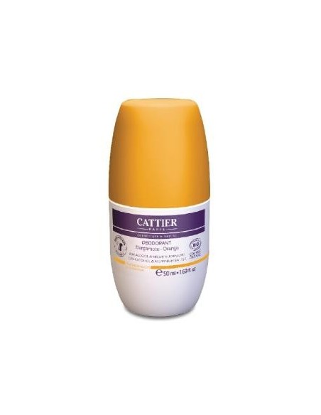Desodorante Roll-On Frescor Citrico 24H 50Ml de Cattier