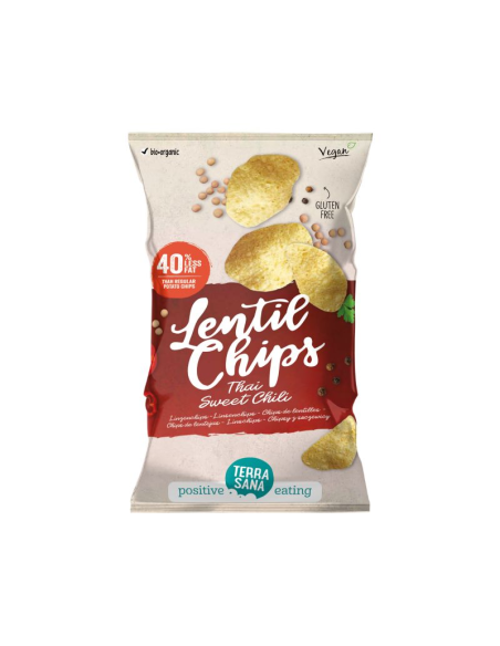 TERRASANA CHIPS DE LENTEJAS THAY CON CHILE DULCE 75 G