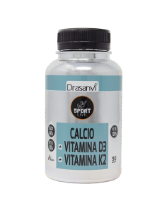 Calcio Vitamina D3+K2 90 Comprimidos Sport Live Drasanvi