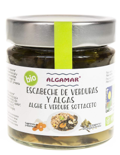 Algas Y Verduras En Escabeche Bio 190 G Algamar