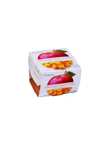 Compota De Manzana Y Mango Bio 2x100 g de Clearspring