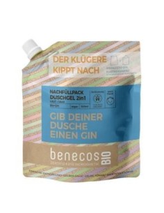 Gel De Baño 2En 1 Ginebra 500 Ml Recarga Bio Vegano Benecos