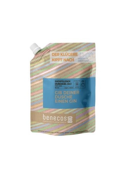 Gel De Baño 2En 1 Ginebra 1Lt. Bio Vegano Benecos
