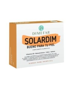 Solardim Estuche 30 cápsulas vegetales de Dimefar