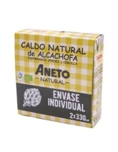 Caldo De Alcachofa Esparragos-Cebolla 2Udx330M Eco Aneto