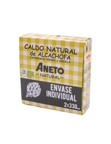 Caldo De Alcachofa Esparragos-Cebolla 2Udx330M Bio de Aneto