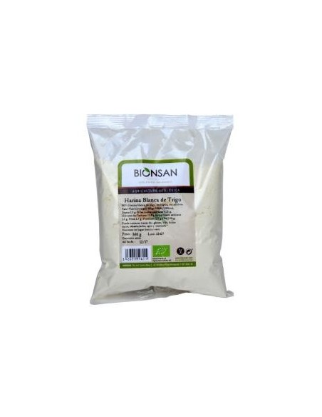 Harina De Trigo Blanca 500Gr. Eco de Bionsan