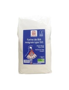 Harina De Trigo Integral T150 1Kg. Bio de Celnat