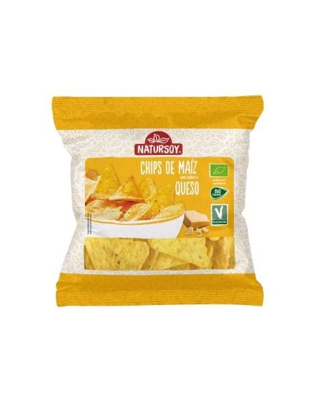 Chips De Maiz Y Queso 75 Gramos Bio Natursoy