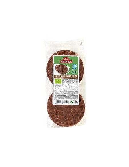 Tortas De Arroz Con Chocolate 100 Gramos Bio Natursoy