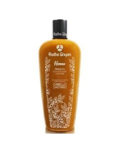 Balsamo Acondicionador Henna Color Castaño 400 Ml de Radhe Shyam