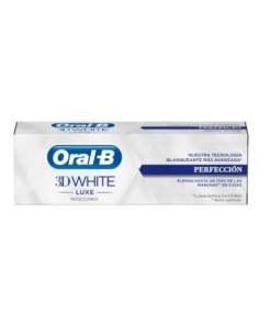 Pasta 3D White Luxe Perfection 75 Mililitros Oral-B