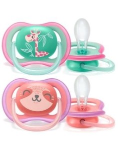 Chupete Ultra Air Deco +18Meses Niña 2Ud Scf349/12 Avent