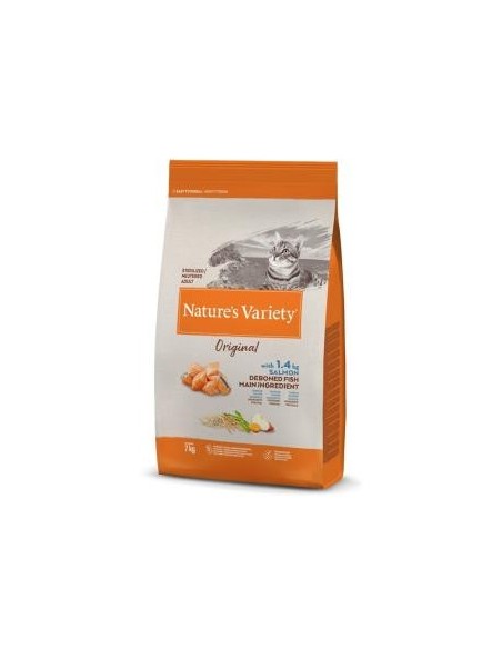 Nature´S V Original Feline Adult Steril Salmon 7Kg Nature S Variety Vet