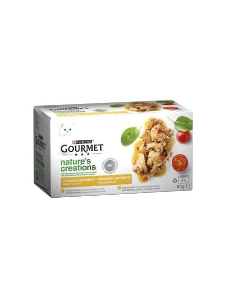 Gourmet Nature Chicken  Caja 24X85 Gramos Purina Vet