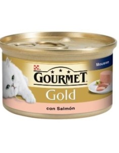 Gourmet Gold Mousse Salmon Caja 24X85 Gramos Purina Vet