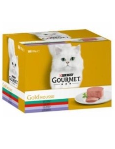 Gourmet Gold Mousse Ternera Caja 24X85Gr Multipack Purina Vet