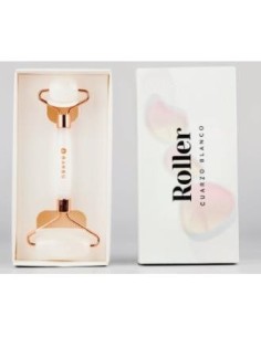 Banbu Jade Roller Cuarzo Blanco Tonificacion Facia Banbu