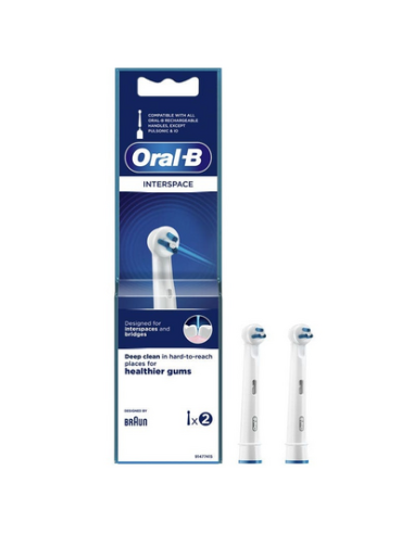 Recambio Cepillo Recargable Interspace 2 Unidades Oral-B