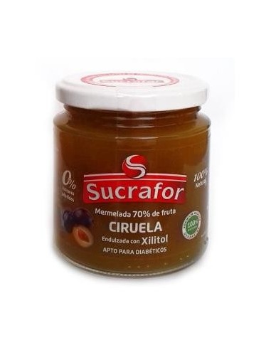 Mermelada De Ciruela 70% Fruta 0% Azucar 260 Gramos Sucrafor