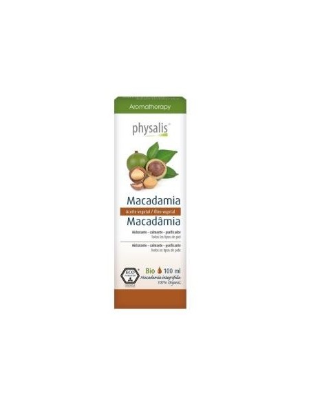 Macadamia Aceite Vegetal 100Ml. Bio de Physalis