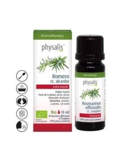 Romero Ct.Alcanfor Aceite Esencial 10Ml. Bio de Physalis