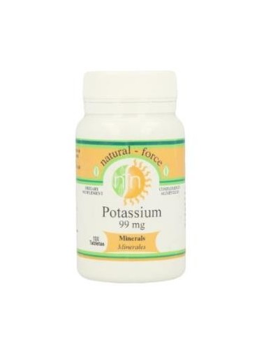 Potasio 99Miligramos 100 Comprimidos Nutri-Force