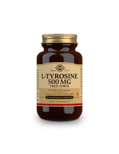 L-tirosina 500 mg  50 cápsulas vegetales Solgar 2