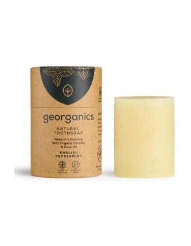 Dentifrico Solido Menta 60 Mililitros Georganics