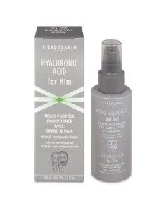 Acido Hialuronico Hombre Balsamo Cara Barba 100 Mililitros L´Erbolario