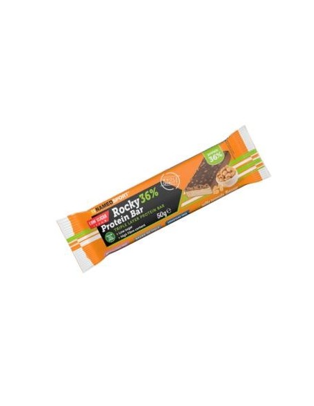 Rocky 36% Protein Bar Salty Peanuts Barritas 12Uds Named Sport
