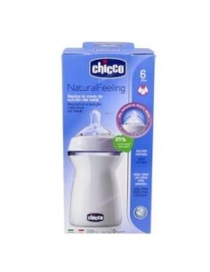 Biberon Nat B/Ancha Sili Fisio Flu Rapi+6M 330 Ml Chicco