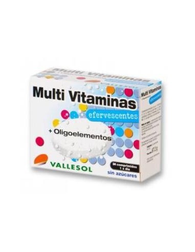 Vallesol Multivi+Olig Efervescente 24 comprimidos - Valleso