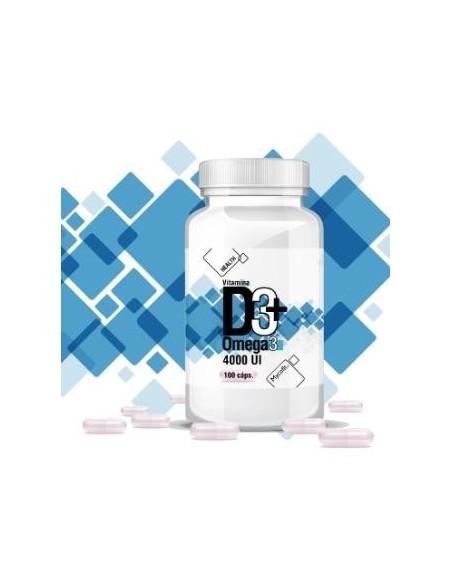 Vitamina D3 4000Ui+Omega 3 100Caps. Mycofit