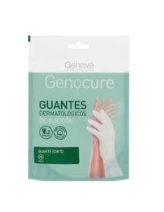 Genocure Guantes Dermatológicos Algodón 8 Med Genove