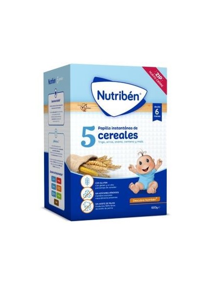 Nutriben 5 Cereales 600 Gramos Nutriben