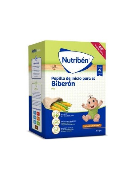 Nutriben Inicio Biberon Papilla S/Gluten 600 Gramos Nutriben