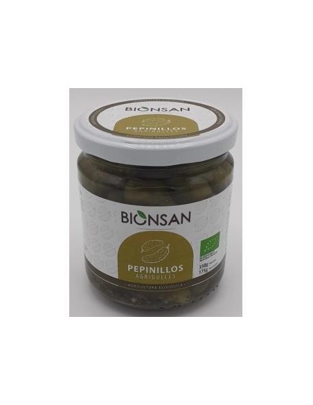 Pepinillos Agridulces 350 Gramos Eco Bionsan